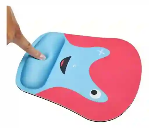 Padmouse Con Soporte Muñeca. Diseño Monstruos