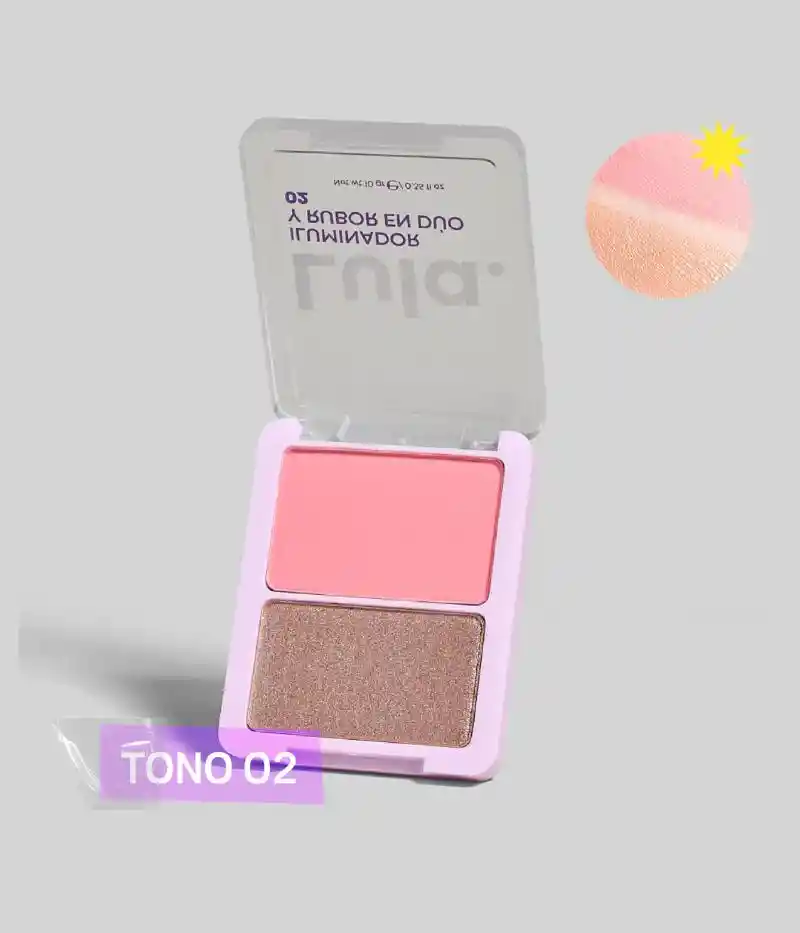 Iluminador Y Rubor En Dúo Tonos 2 - Lula