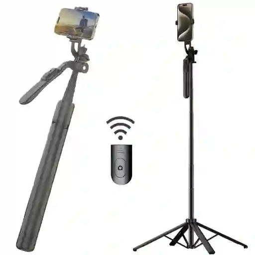 Trípode Con Control Bluetooth 1.80m