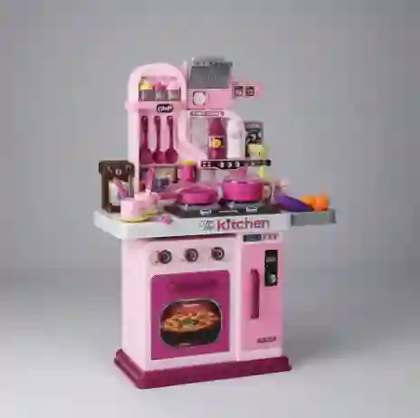 Cocina De Juguete Infantil 53 Piezas Con Luz Y Sonido