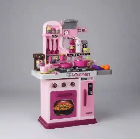 Cocina De Juguete Infantil 53 Piezas Con Luz Y Sonido