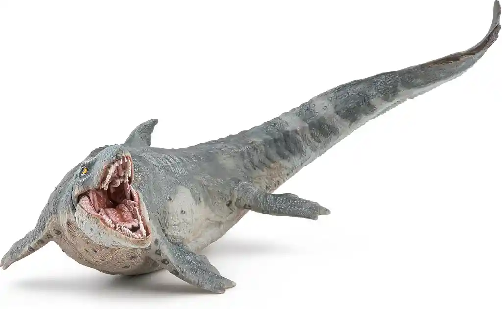 Figura Coleccionable Dinosaurios Mosasaurus Pintada A Mano
