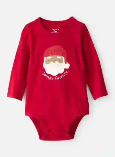 Body Navidad Papa Noel Talla 6 Meses