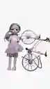 Muñeca Bebe Con Bicicleta Viene En Bolsita
