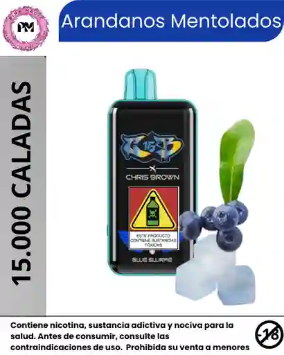 Vape Chris Brown Blue Slurpie 15.000 Puffs