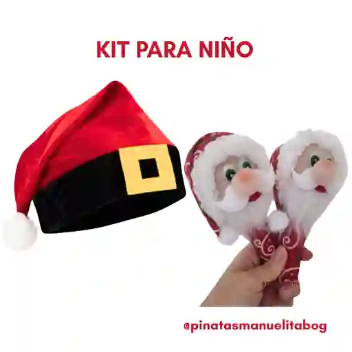 Kit Accesorios Para Niño Merry Christmas Navidad