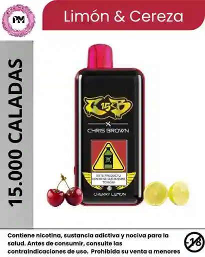 Vape Chris Brown Cherry Lemon 15.000 Puffs