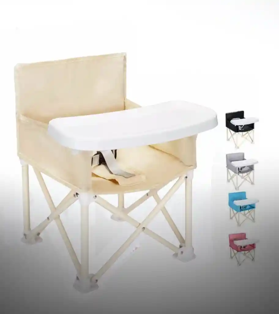 Silla Para Bebe Comedor Portatil Plegable