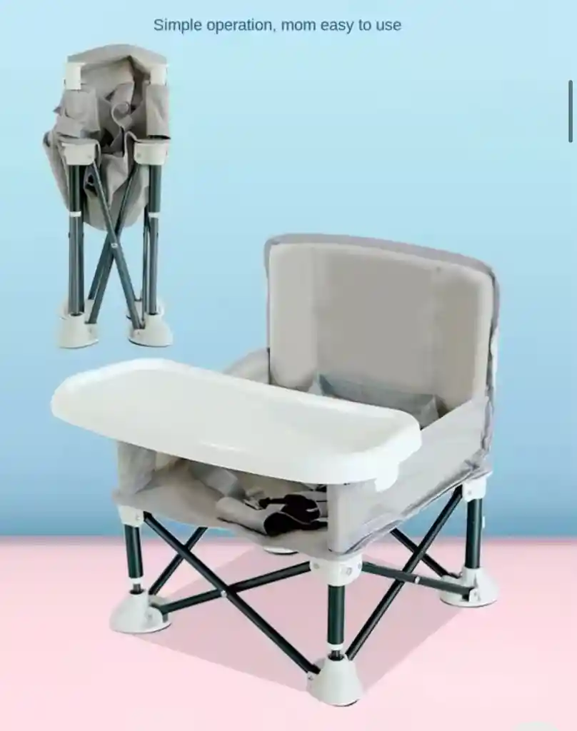 Silla Para Bebe Comedor Portatil Plegable