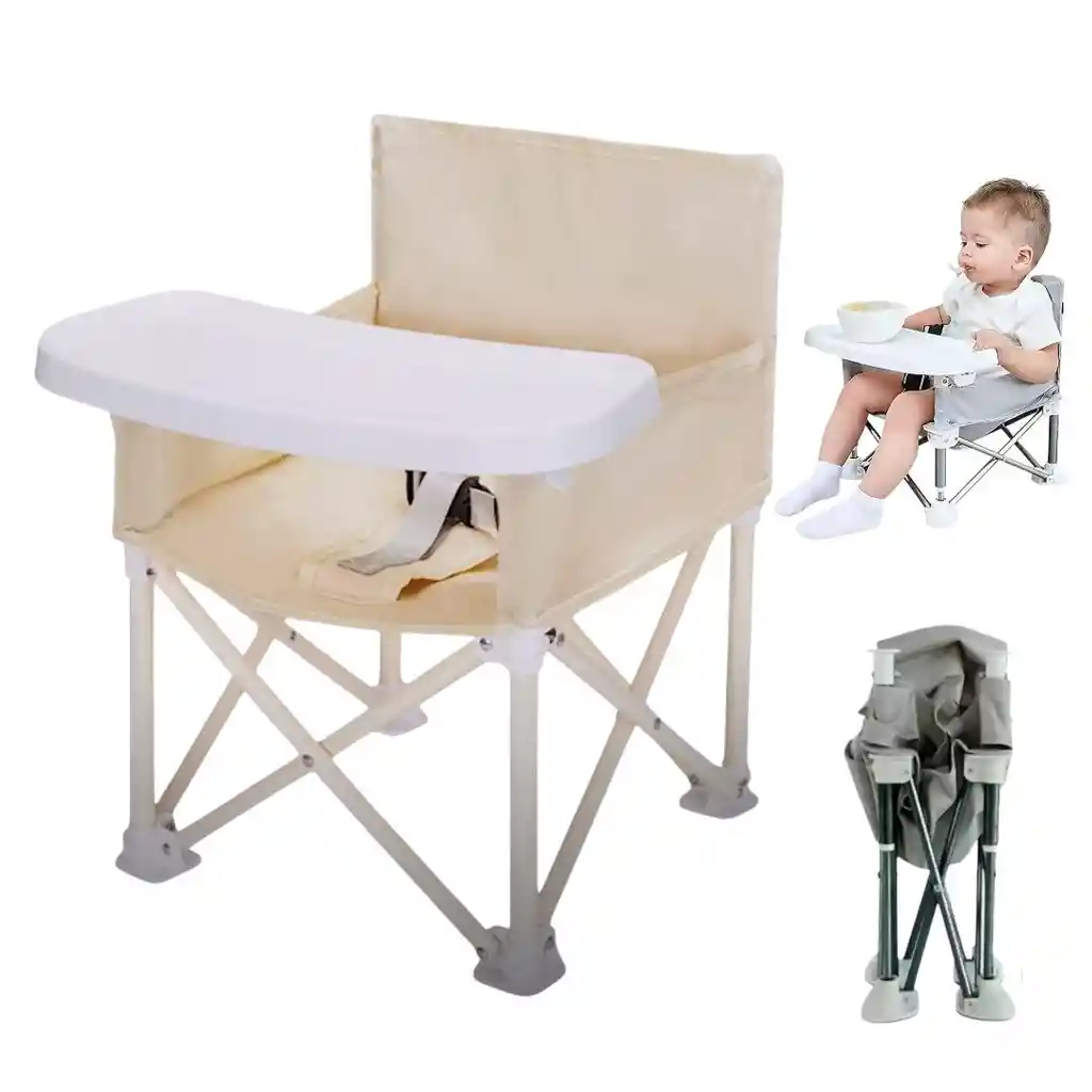Silla Para Bebe Comedor Portatil Plegable