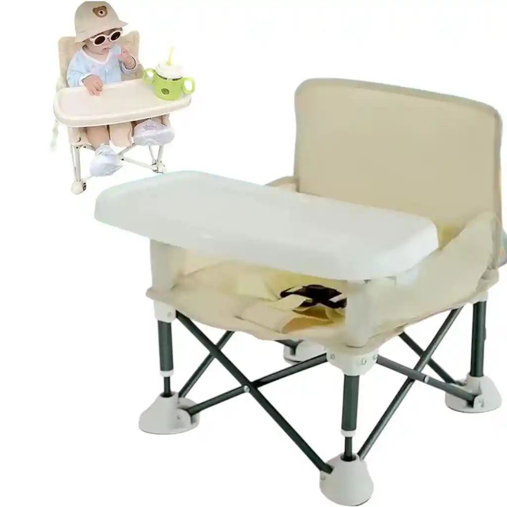 Silla Para Bebe Comedor Portatil Plegable