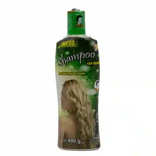 Shampoo Bachue Con Keratina Sin Sal 400g