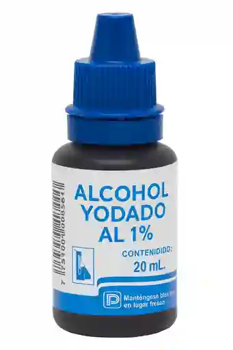 Alcohol Yodado Al 1% Frasco