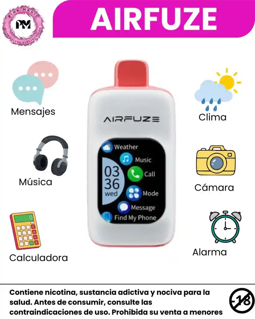 Airfuze Vape Smart 30k Grape Burst