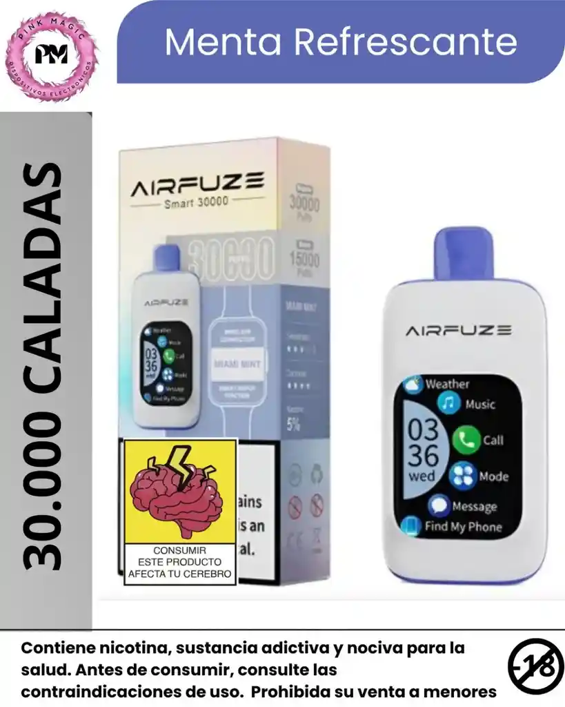 Airfuze Vape Smart 30.000 Puffs Miami Mint