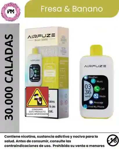 Airfuze Vape Smart 30.000 Strawberry Banana