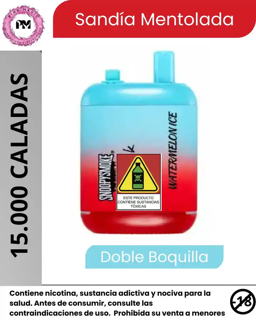 Snoopy 15.000 Puffs Vape Watermelon Ice