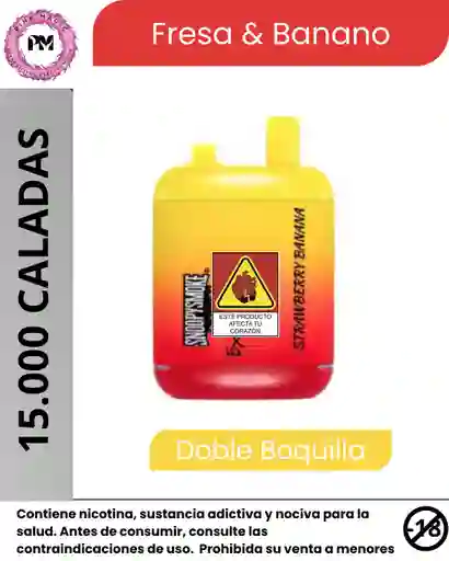 Snoopy 15.000 Puffs Vape Strawberry Banana	