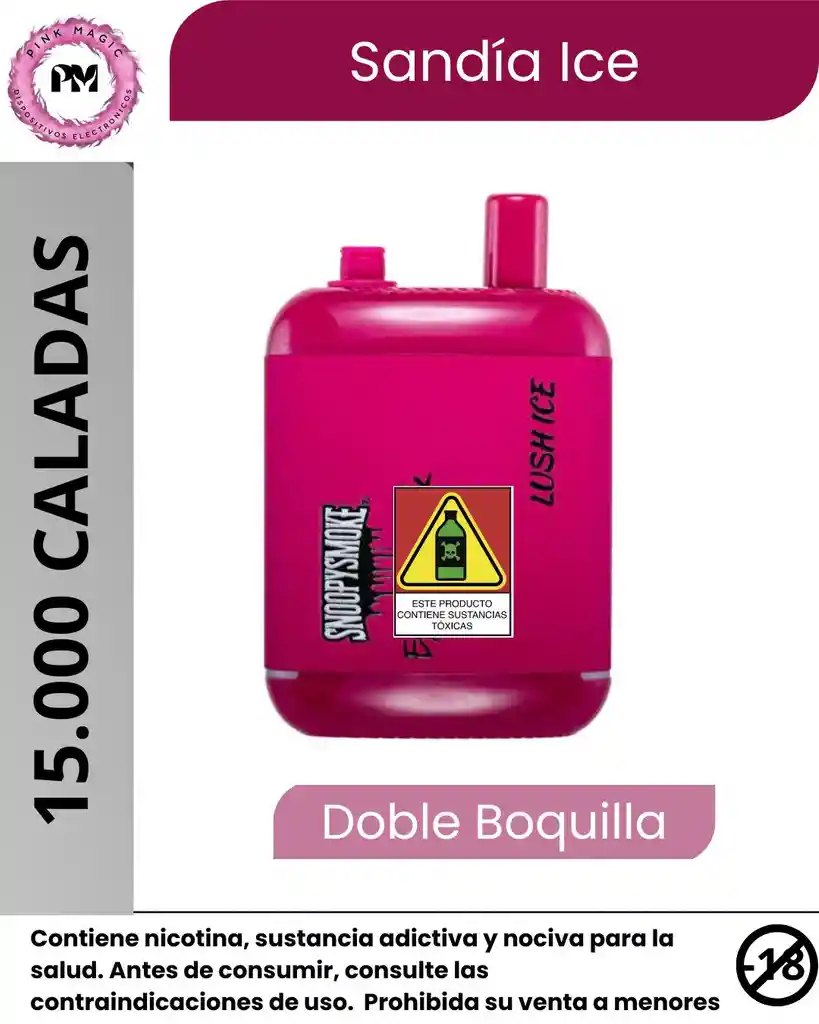 Snoopy 15.000 Puffs Vape Lush Ice	