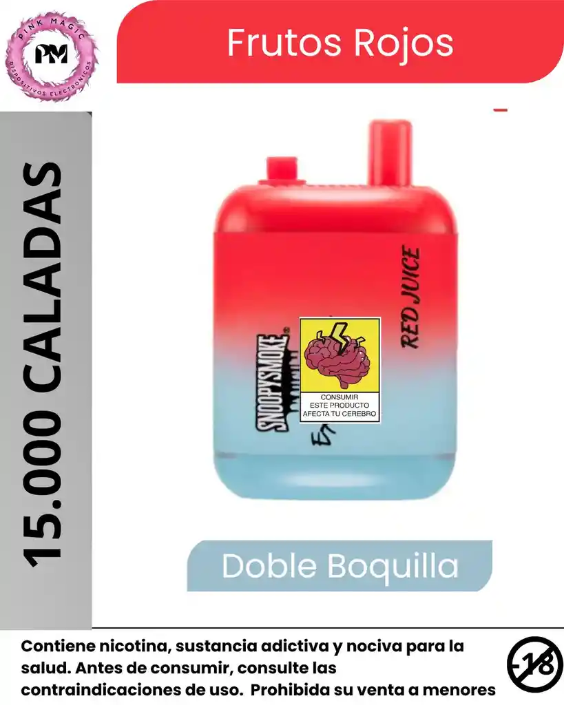 Snoopy 15.000 Puffs Vape Red Juice 	