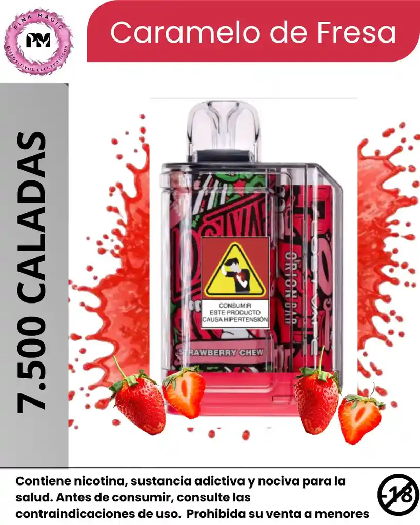 Lost Vape Orion Bar 7.5k Strawberry Chew	