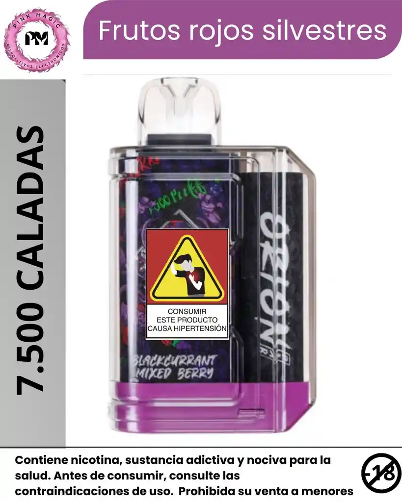 Lost Vape Orion Bar 7.5k Blackcurrant Mixed Berry	