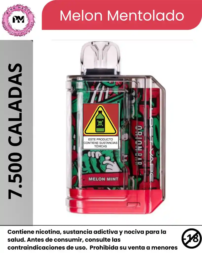 Lost Vape Orion Bar 7.5k Melon Mint	