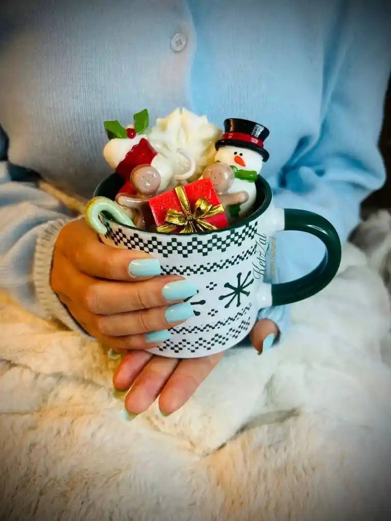 Christmas Candle Mug 600 Gr Cera