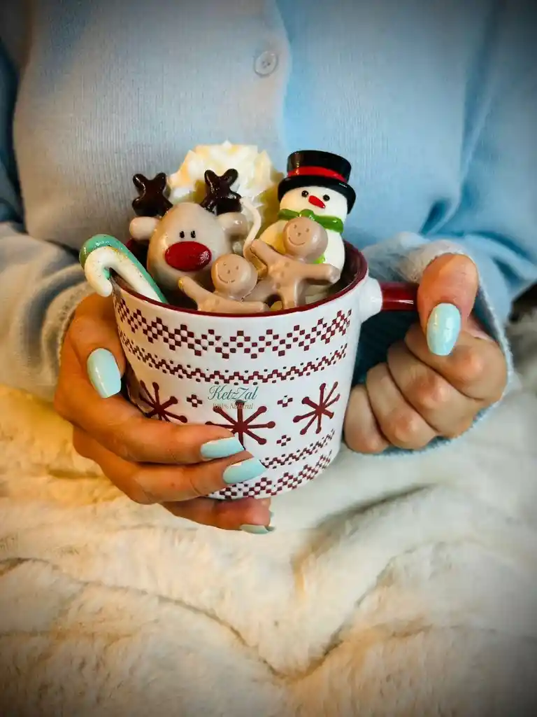 Christmas Friends Mug 600gramos Cera