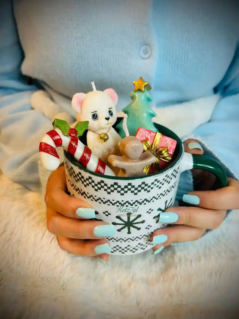 Cozy Christmas Bear Mug 600 Gr Cera