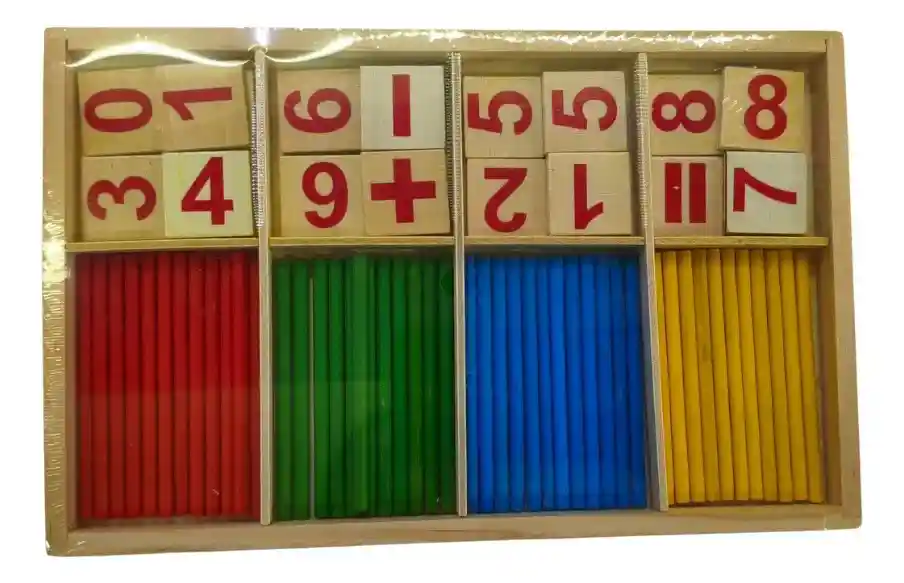 Juego Didáctico De Matemáticas En Madera