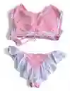 Vestido De Baño Rosado Talla S