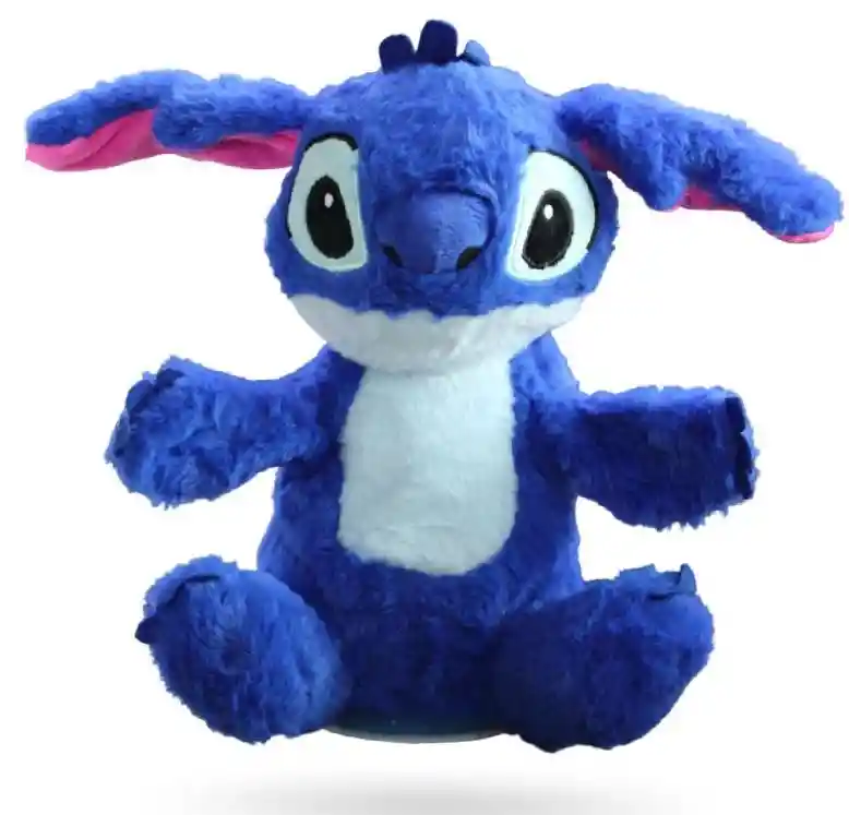 Peluche Muñeco Stitch Interactivo Repite Lo Que Dices Azul