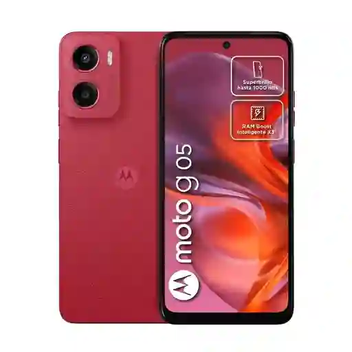 Celular Motorola G05 128gb Rojo