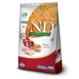 N&d Gato Ancestral Castrado Frango 1.5kg
