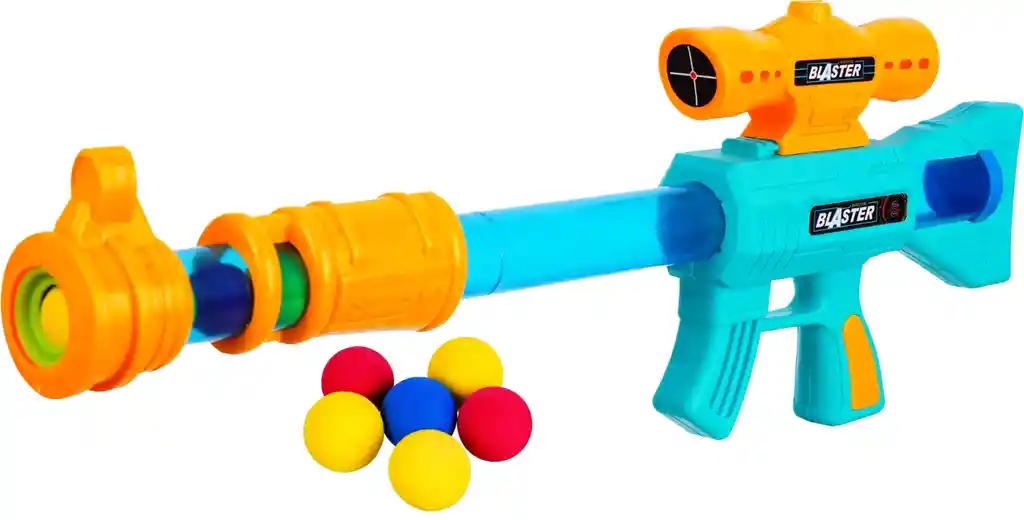 Pistola Lanza Pelotas Con Aire Juego Niños