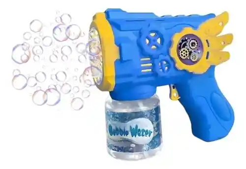 Pistola De Burbujas Juguete Para Niños Bubble Luz