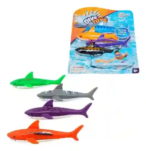 Juguetes De Buceo Tiburon Para Piscina, Natación De Verano