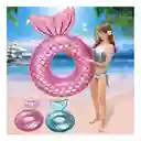 Flotador 90 Cm Inflable Piscina, Mar Cola Sirena