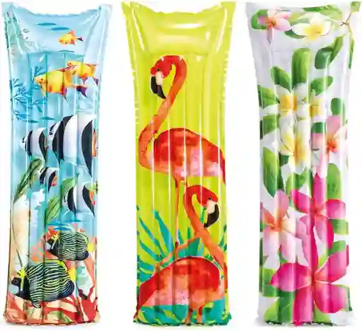 Flotador Colchoneta Piscina Colchón Inflable Agua Colores Surtidos