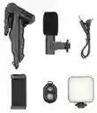 Kit De Grabación (trípode, Luz, Soporte De Celular Y Micrófono
