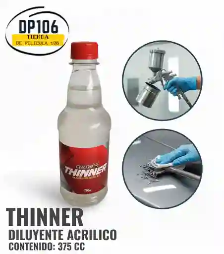 Thinner Diluyente Acrilico 375 Cc