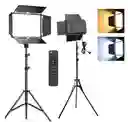 Panel De Luz Profesional + Trípode 2.10m
