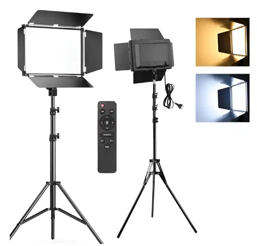Panel De Luz Profesional + Trípode 2.10m