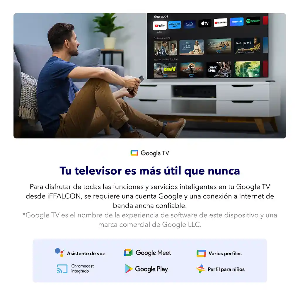 Televisor Iffalcon By Tcl 55u65 55 Led 4k Uhd Smart Tv