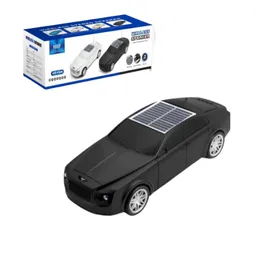 Parlante Solar Portátil 10w Con Linterna Led Y Diseño De Auto – Batería Recargable