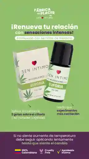 Multiorgasmos Euforia Con Cbd X 30 Ml