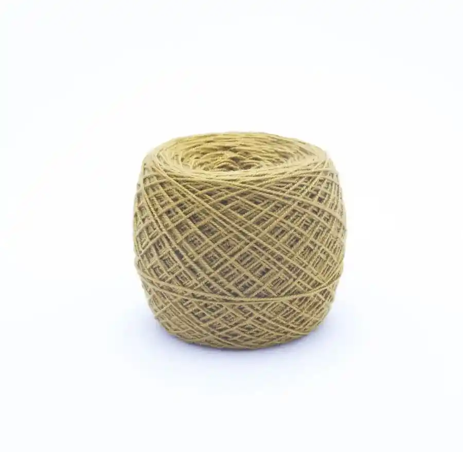Hilo Lana Cafe Claro Crochet 50 Gr Delgado