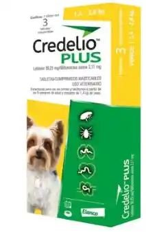 Credelio Plus 3 Tabletas 1,4-2,8 Kg