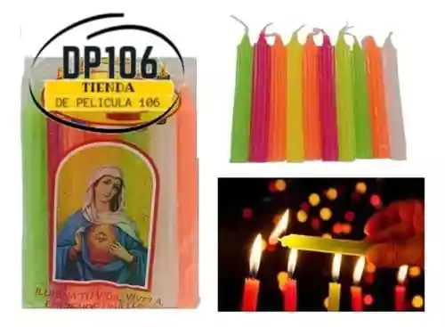 Velitas Velas 40 Und 4 Paquetes De 10 Und